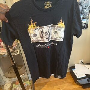 Dead Presidents Black Graphic T-Shirt
